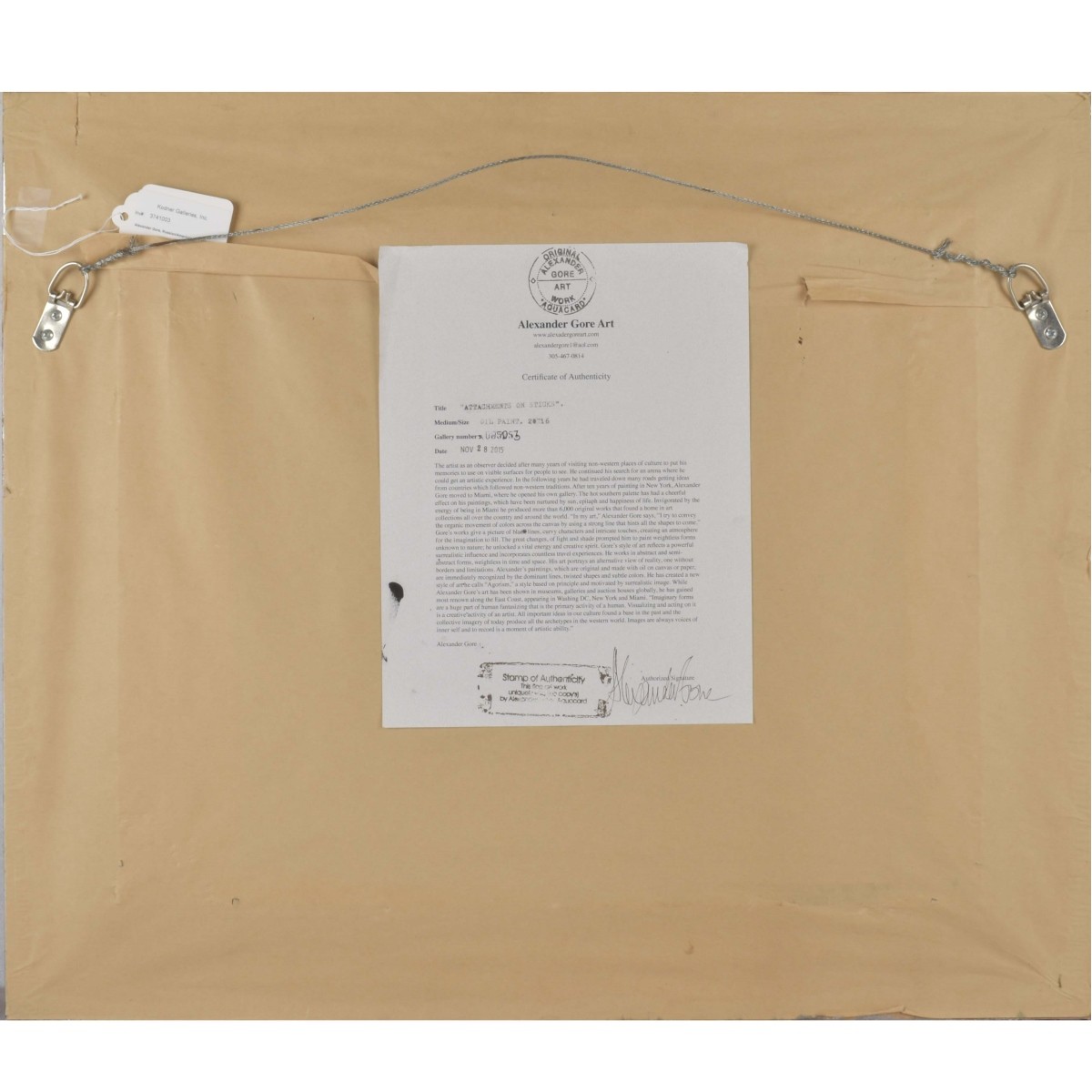 Alexander Gore, Russian/American (b. 1958)