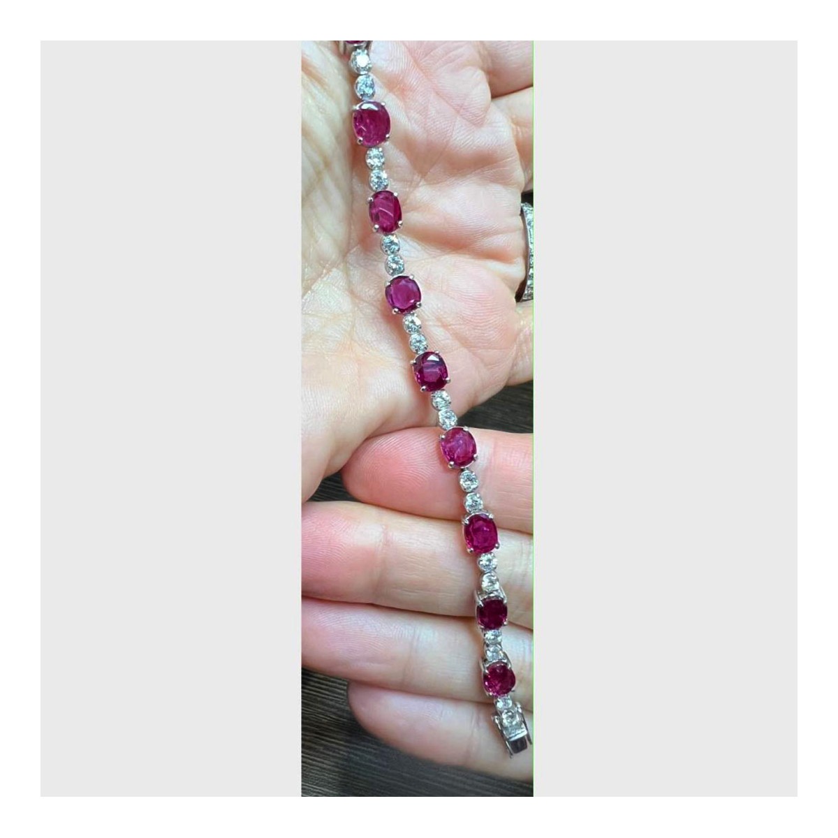 Ruby, Diamond and 18K Bracelet