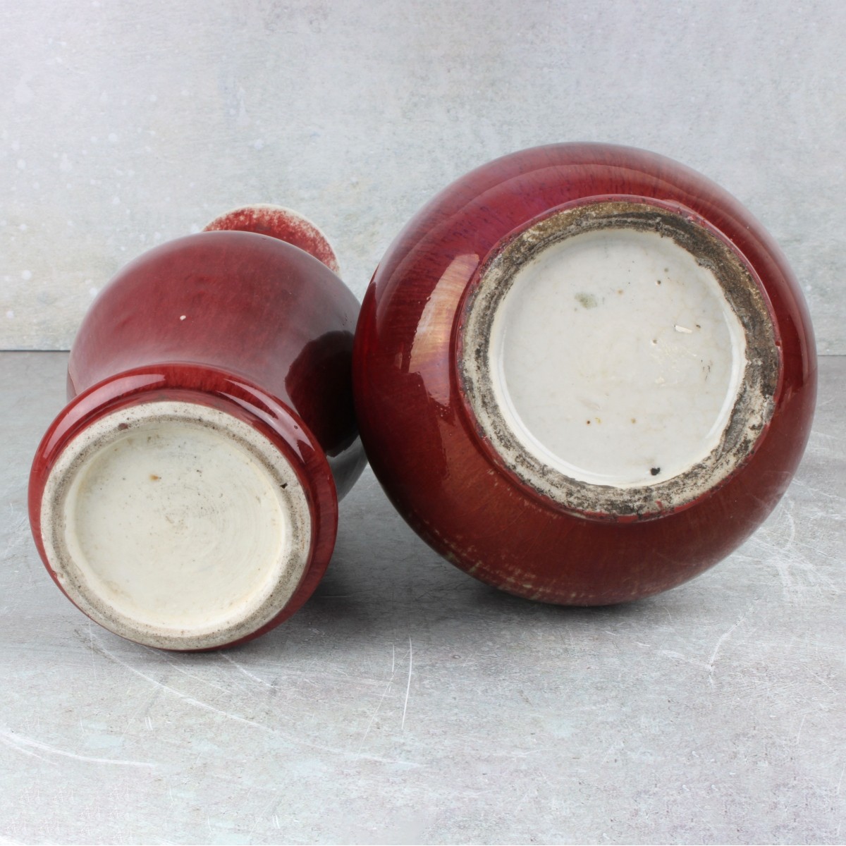 Chinese Sang de Boeuf Vases