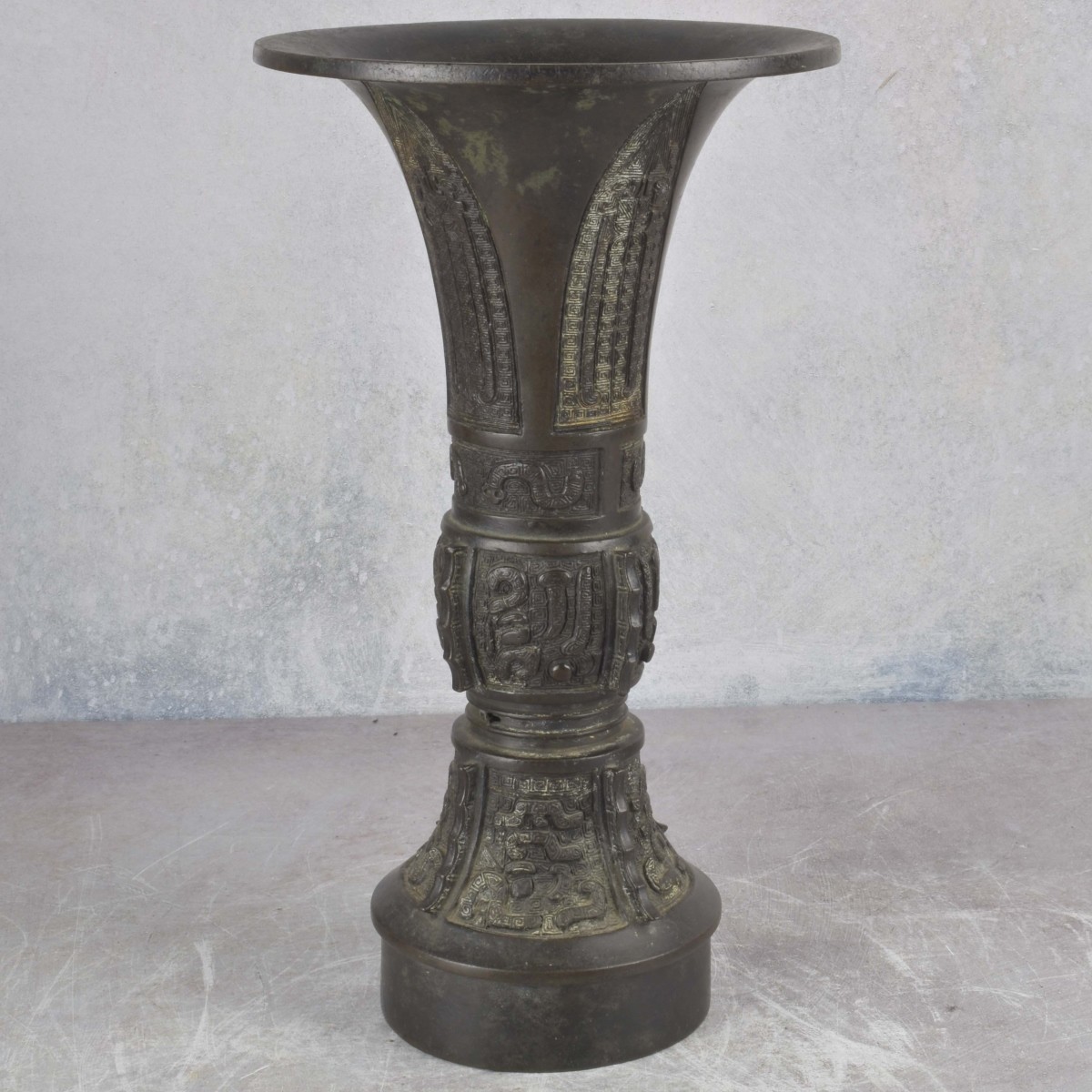 17th-18th Century Chinese Archaistic Bronze Beaker