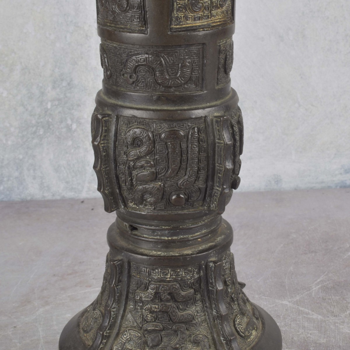 17th-18th Century Chinese Archaistic Bronze Beaker