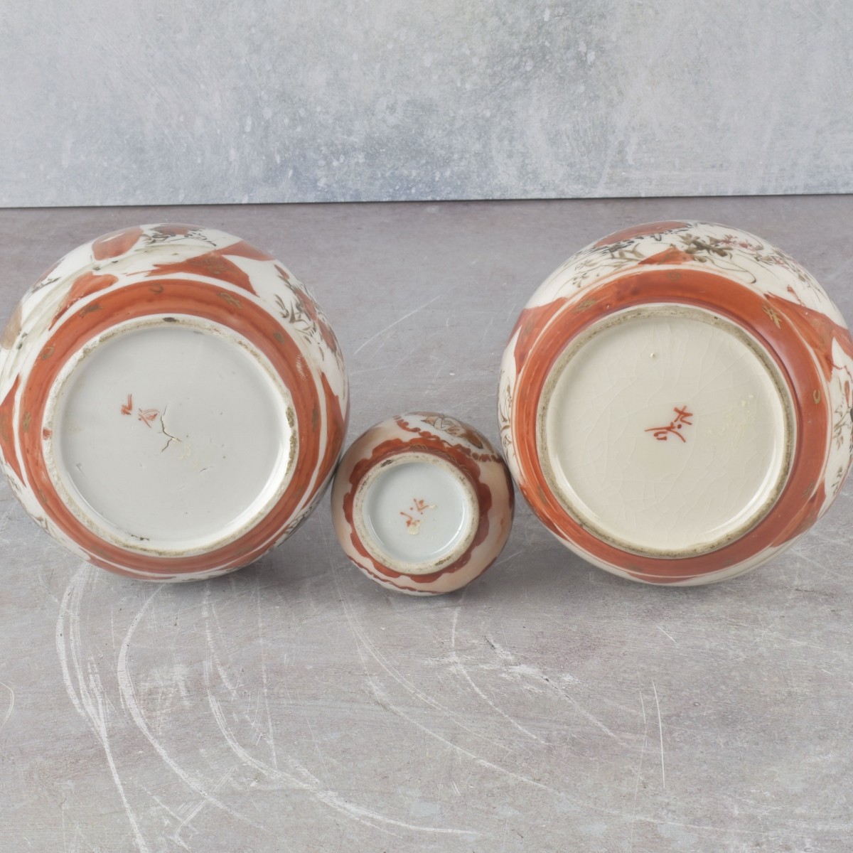 Vintage Japanese Satsuma Vases