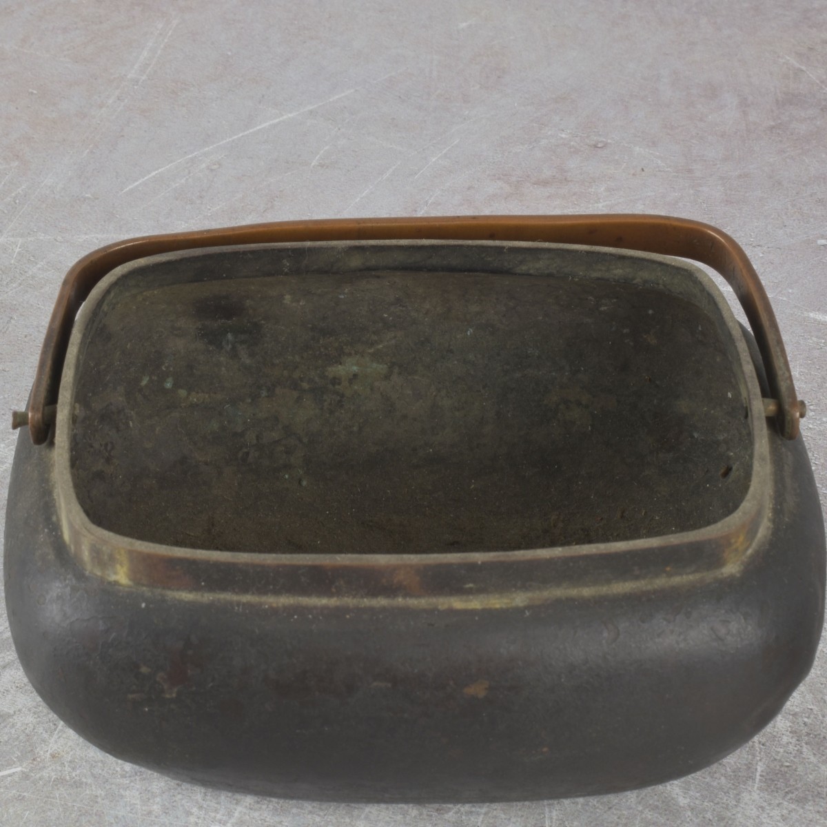 Antique Chinese Bronze Cricket Box