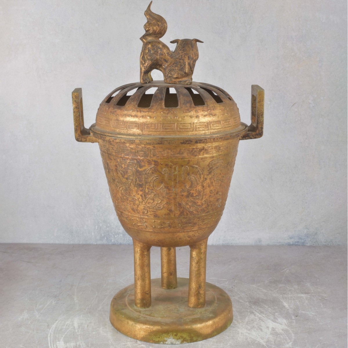 Antique Chinese Metal Hand Warmer