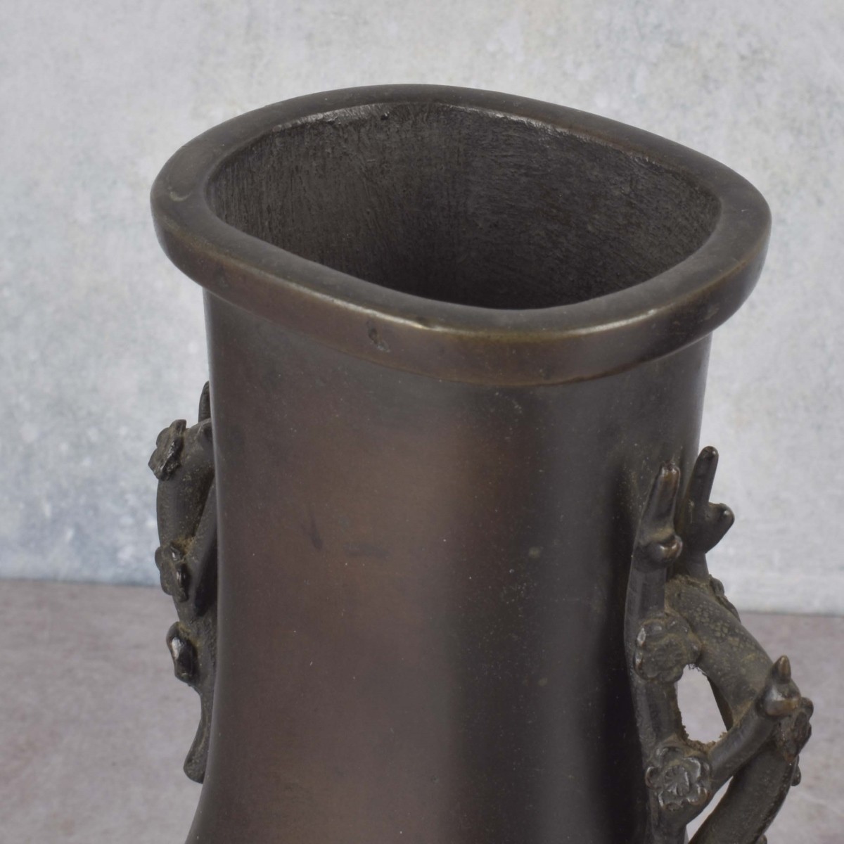 Antique Japanese Bronze Vases