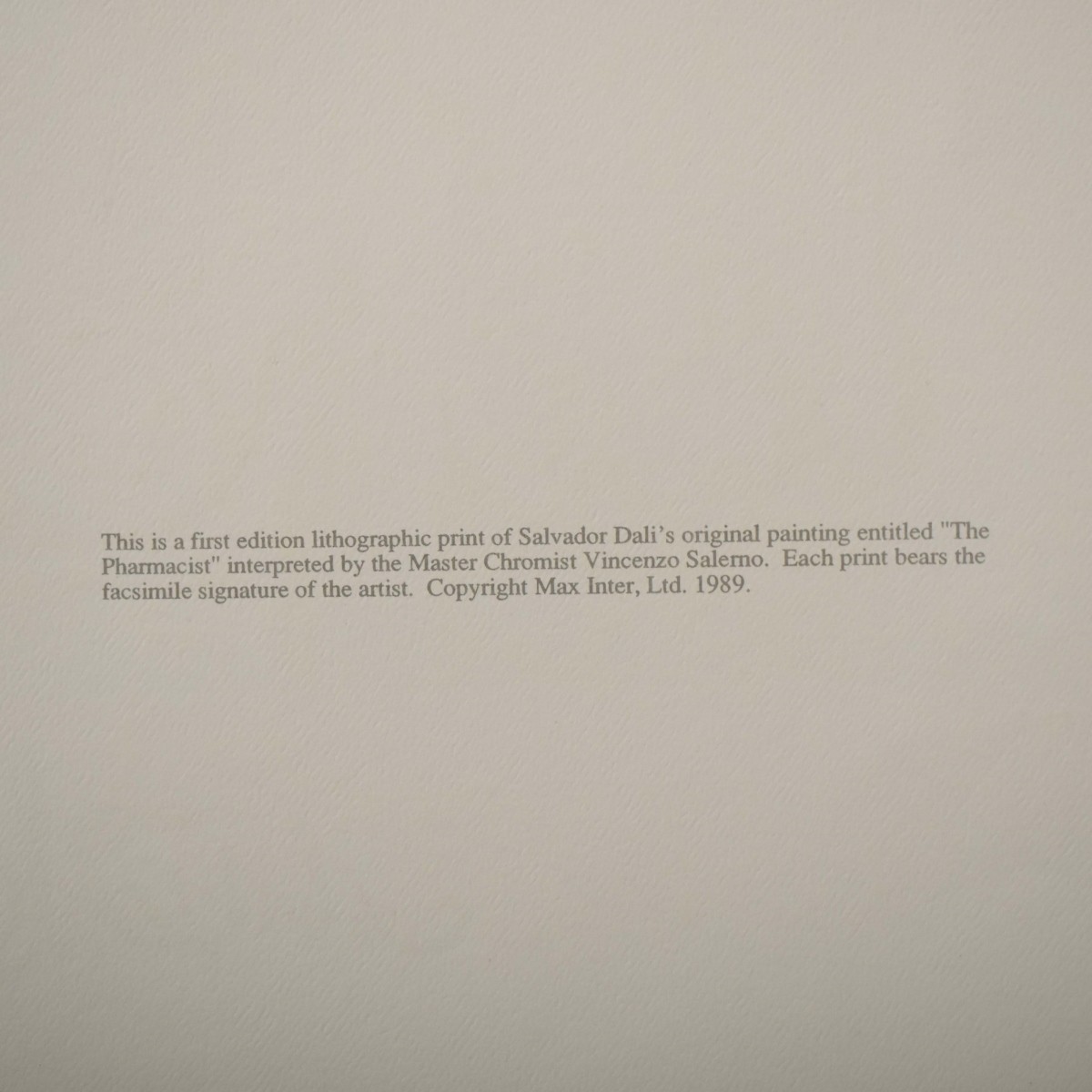 Salvador Dali, Spanish (1904-1989)