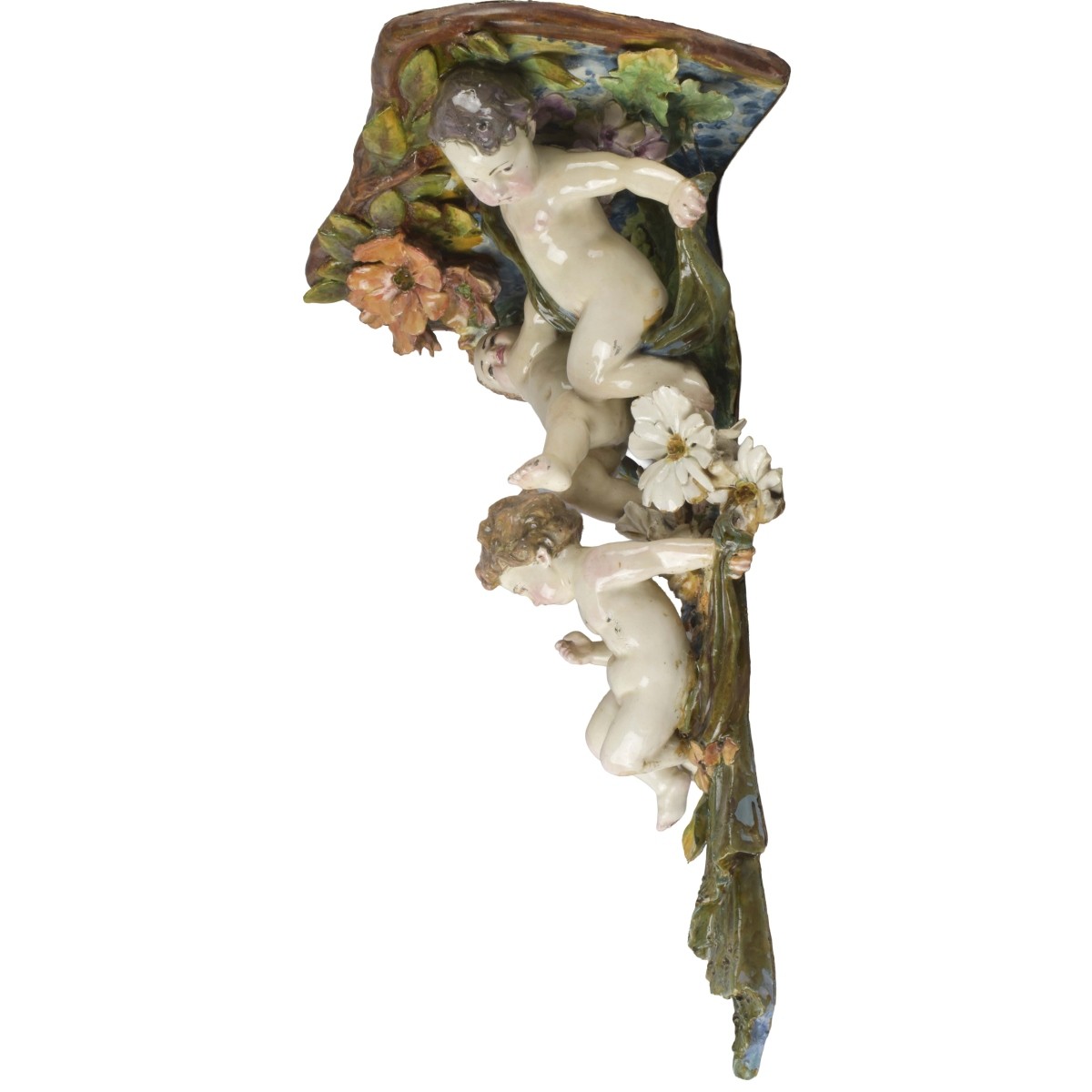 Faience Wall Sconce