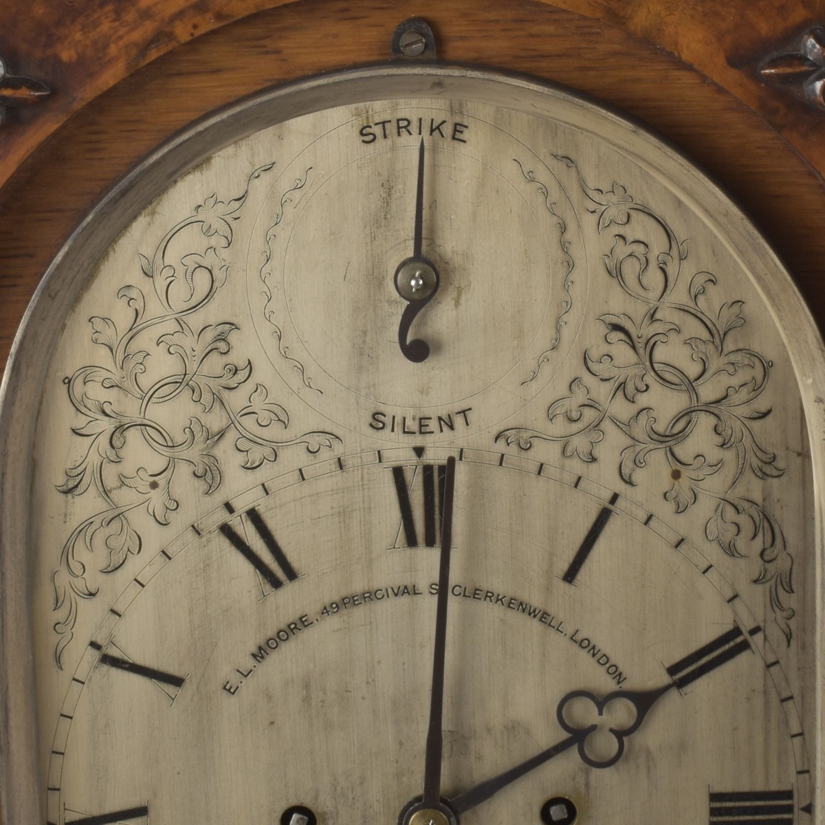 English 19th Century Gothic Style Clock