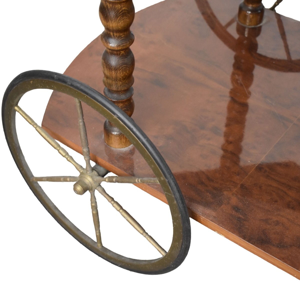 Italian Marquetry Tea Cart