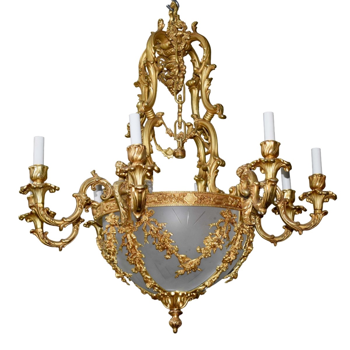 Gilt Bronze Chandelier