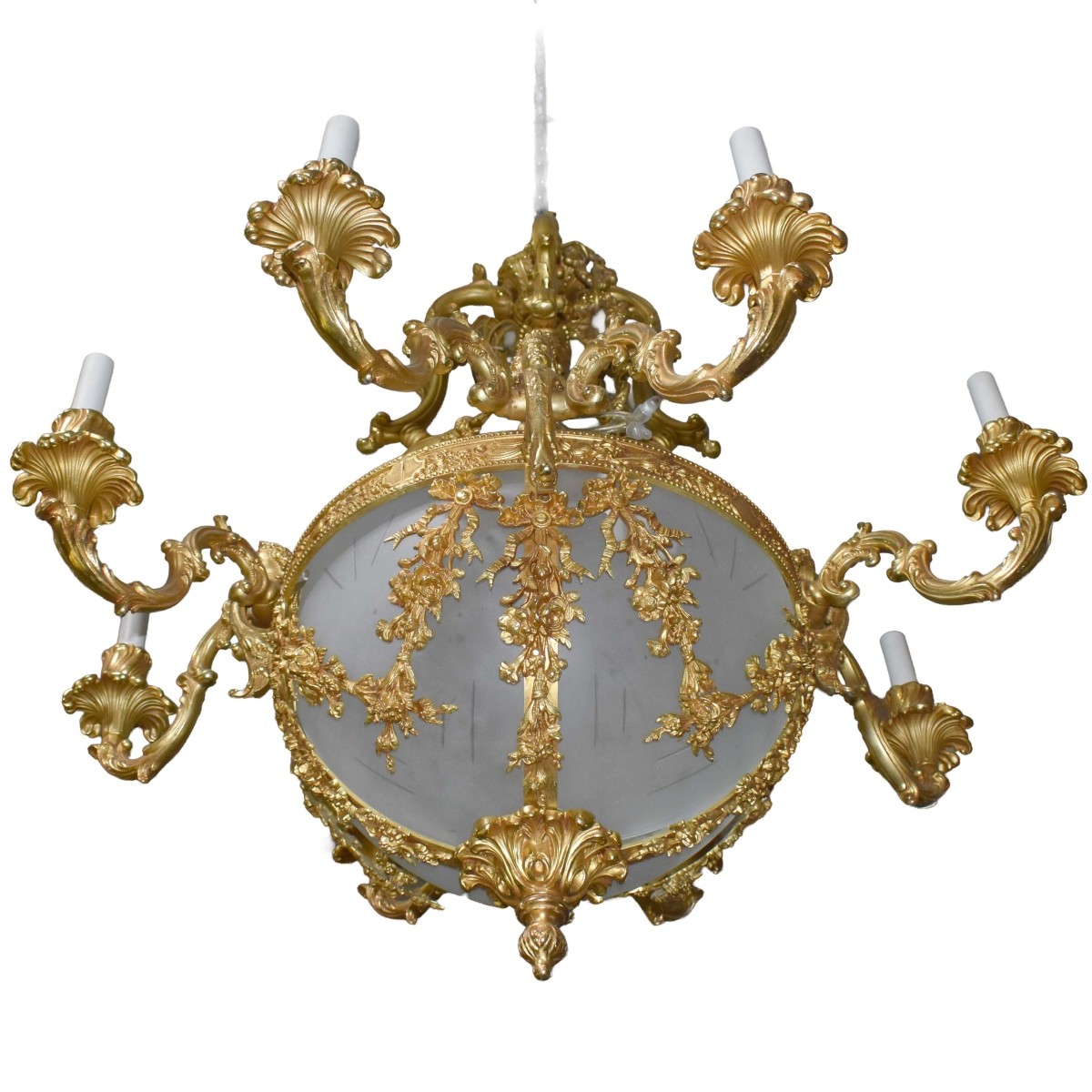 Gilt Bronze Chandelier