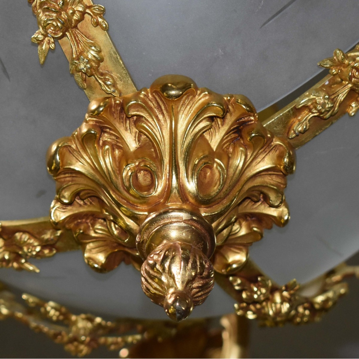 Gilt Bronze Chandelier