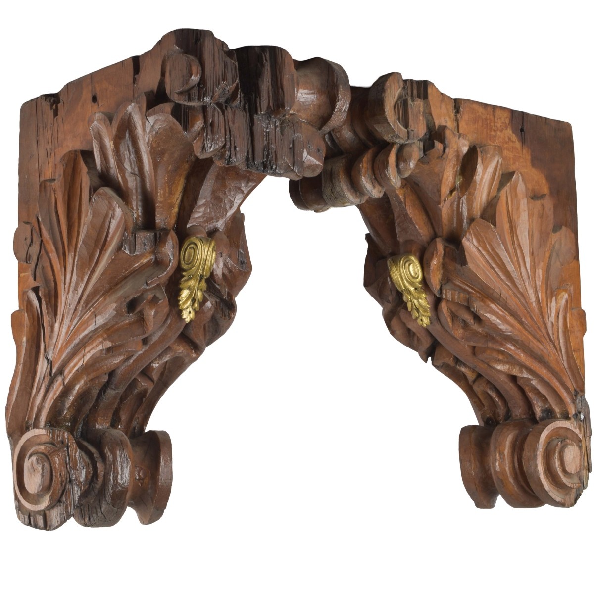 Pair of Wood Corbels