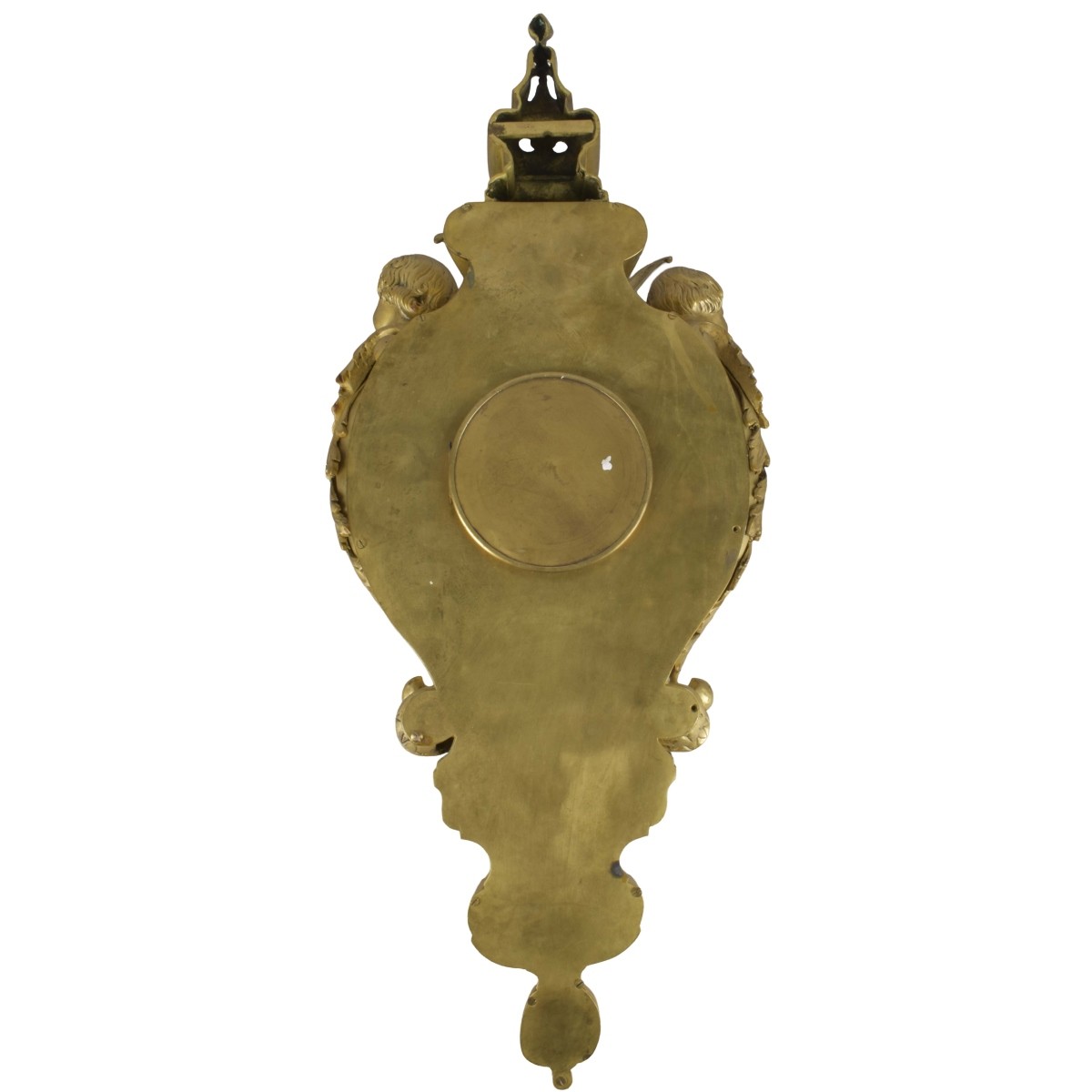 French Bronze Cartel Clock