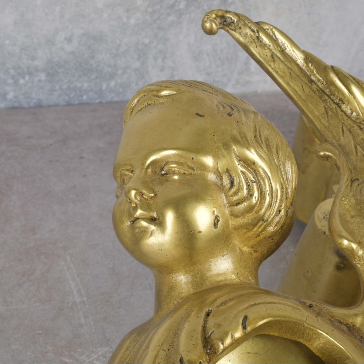 French Bronze Cartel Clock