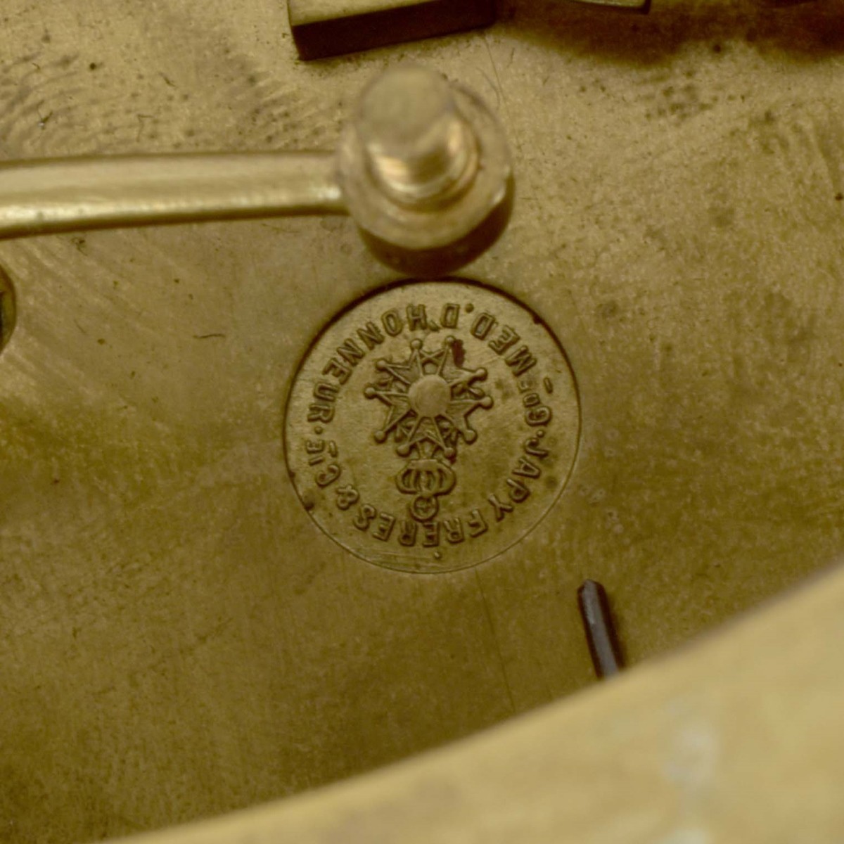 French Bronze Cartel Clock