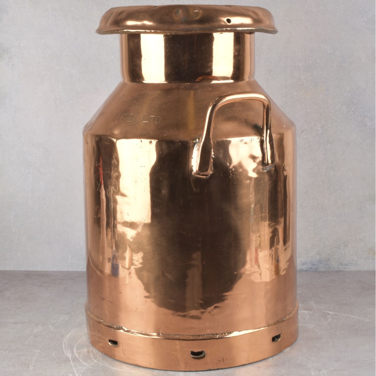Copper Milk Can