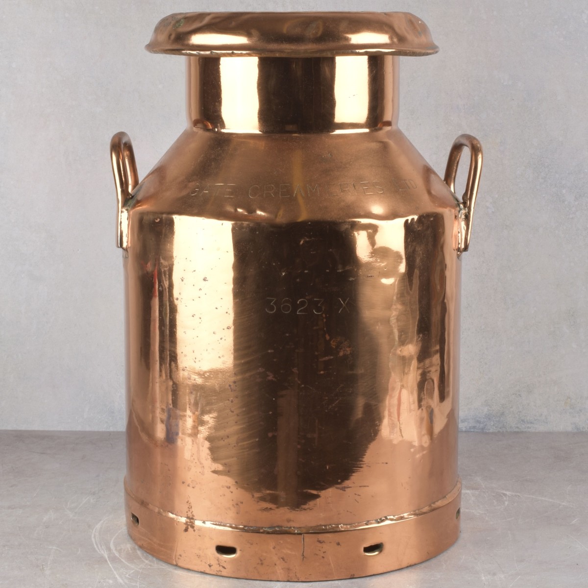 Copper Milk Can