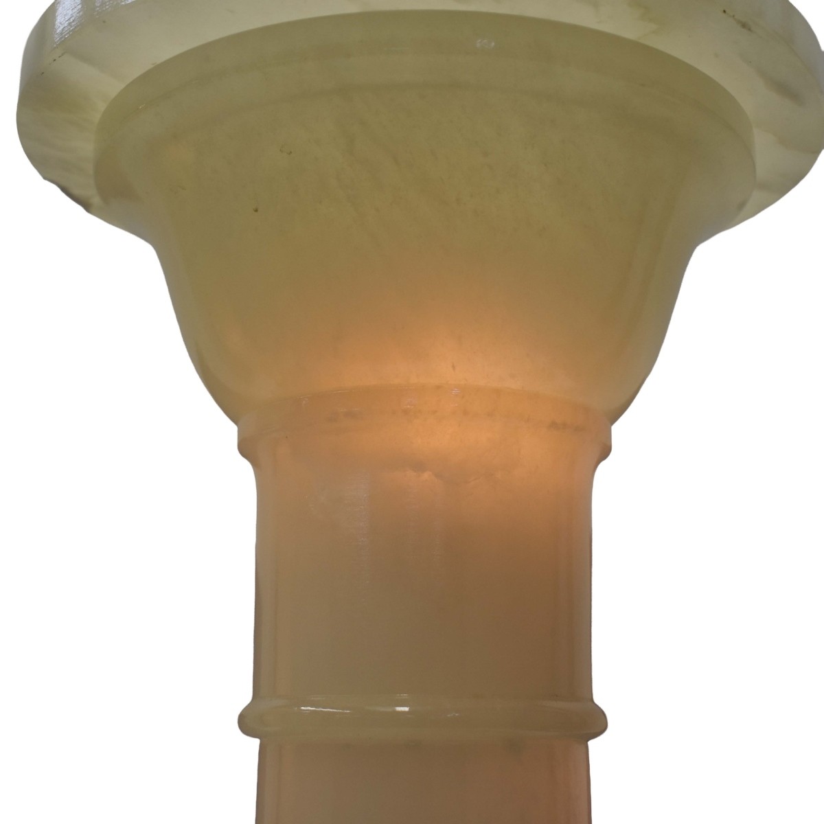 Pair of Alabaster Pedestals