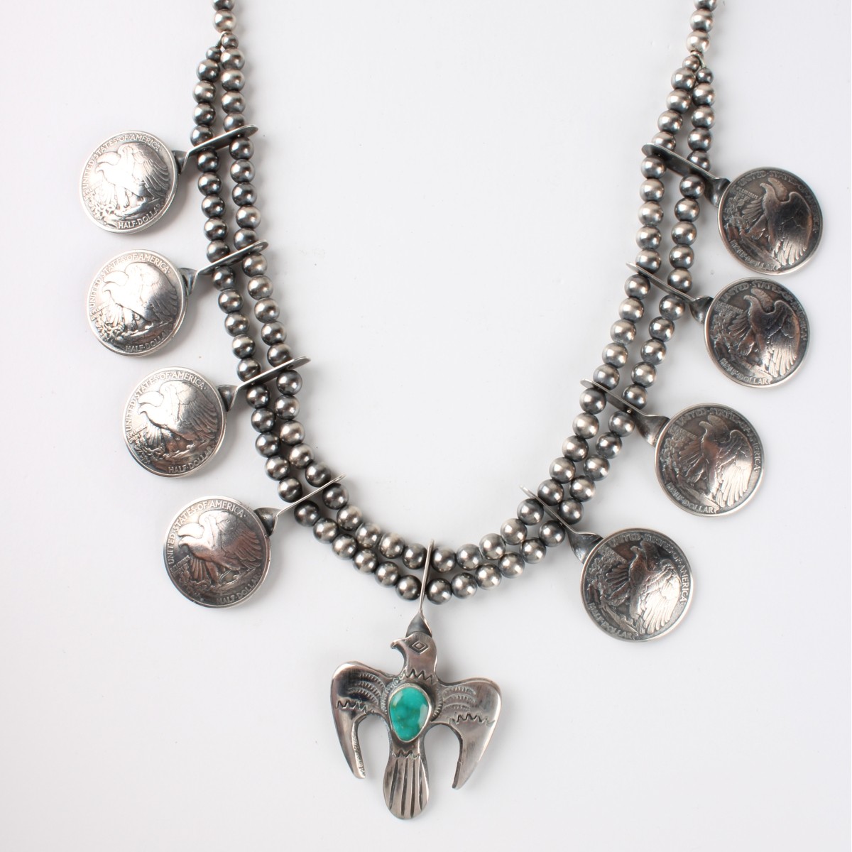 Native American Silver Necklace