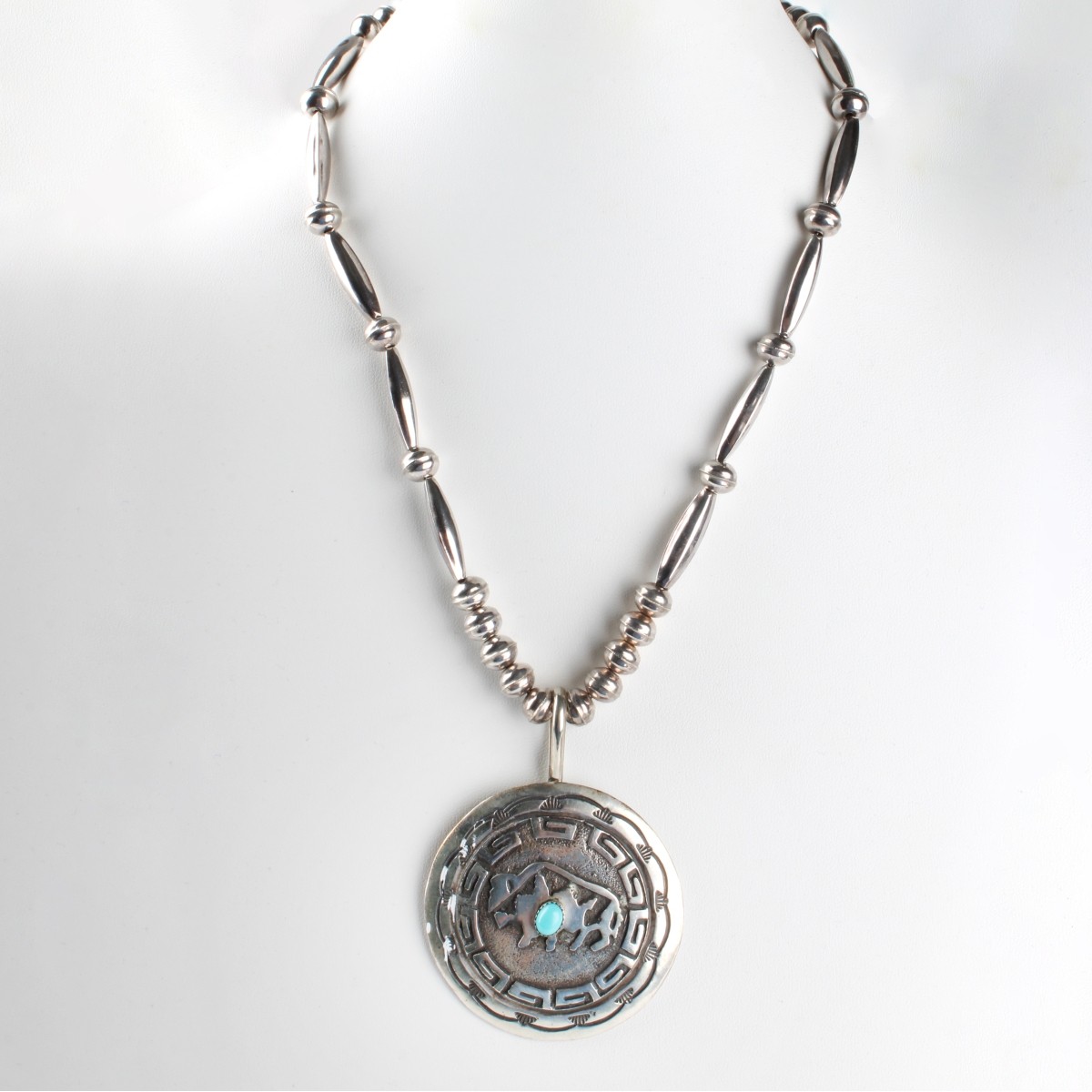 Emerson Kinzel Silver & Turquoise Pendant