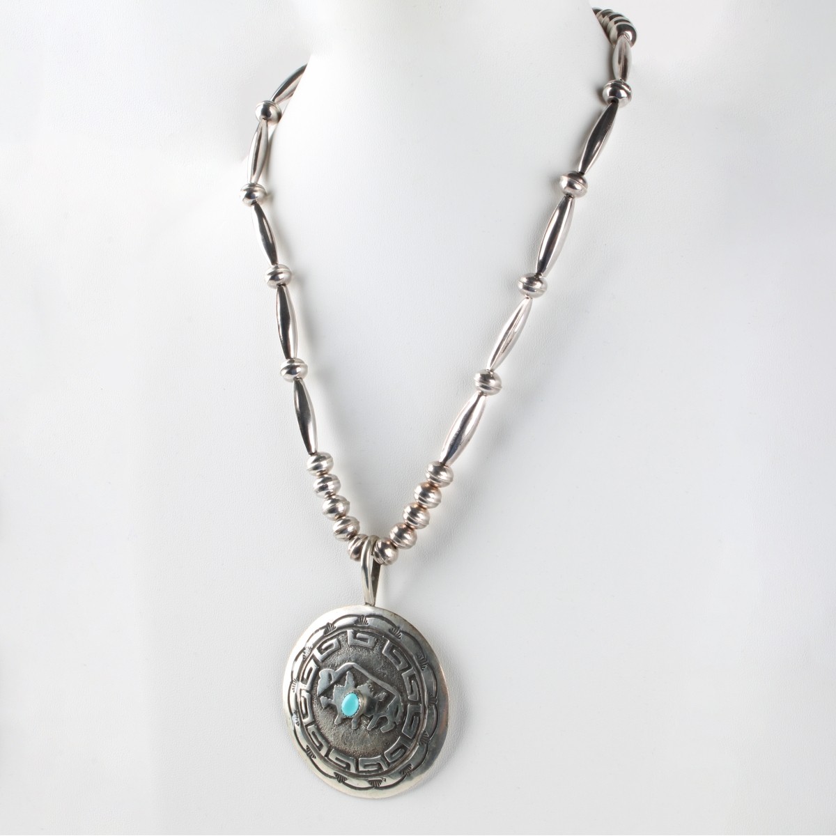 Emerson Kinzel Silver & Turquoise Pendant