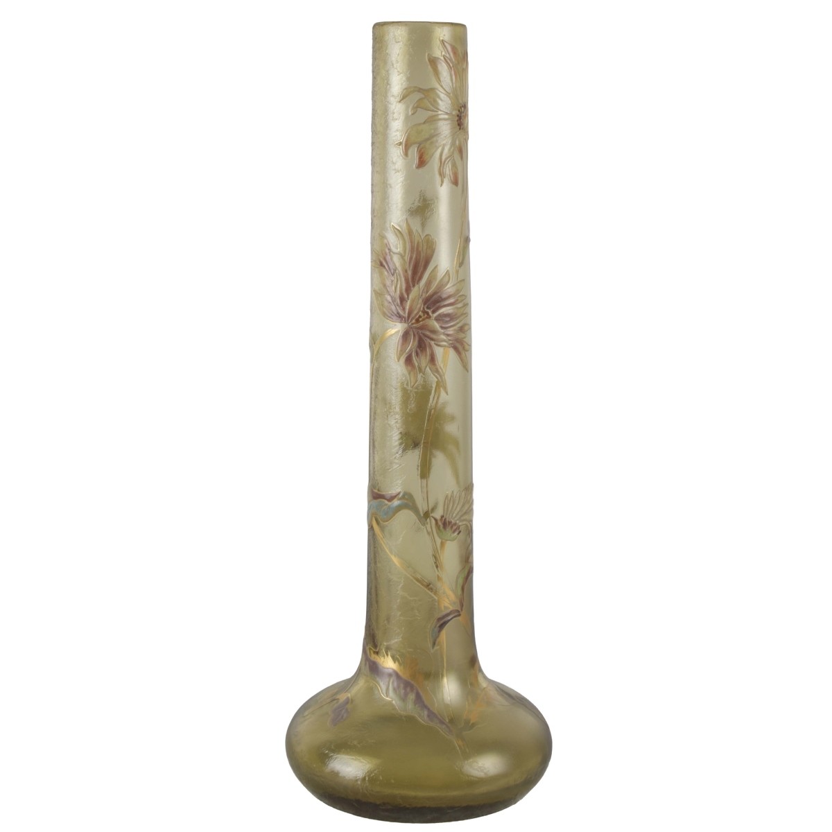 Galle Cameo Glass Vase