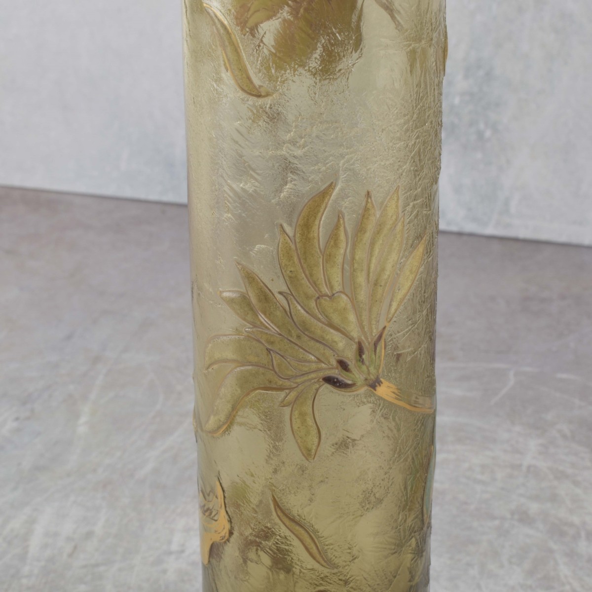 Galle Cameo Glass Vase