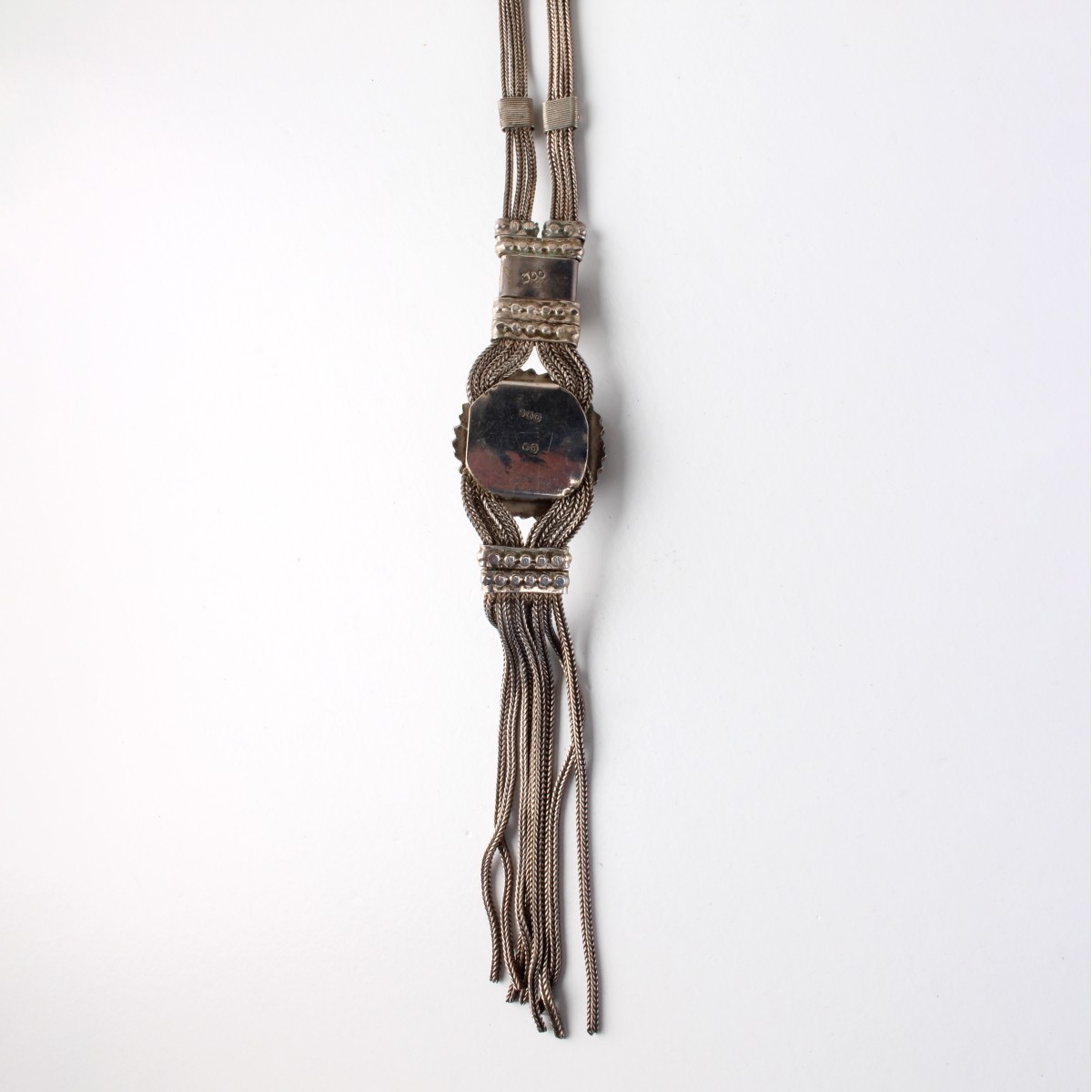 Silver Tassel Necklace