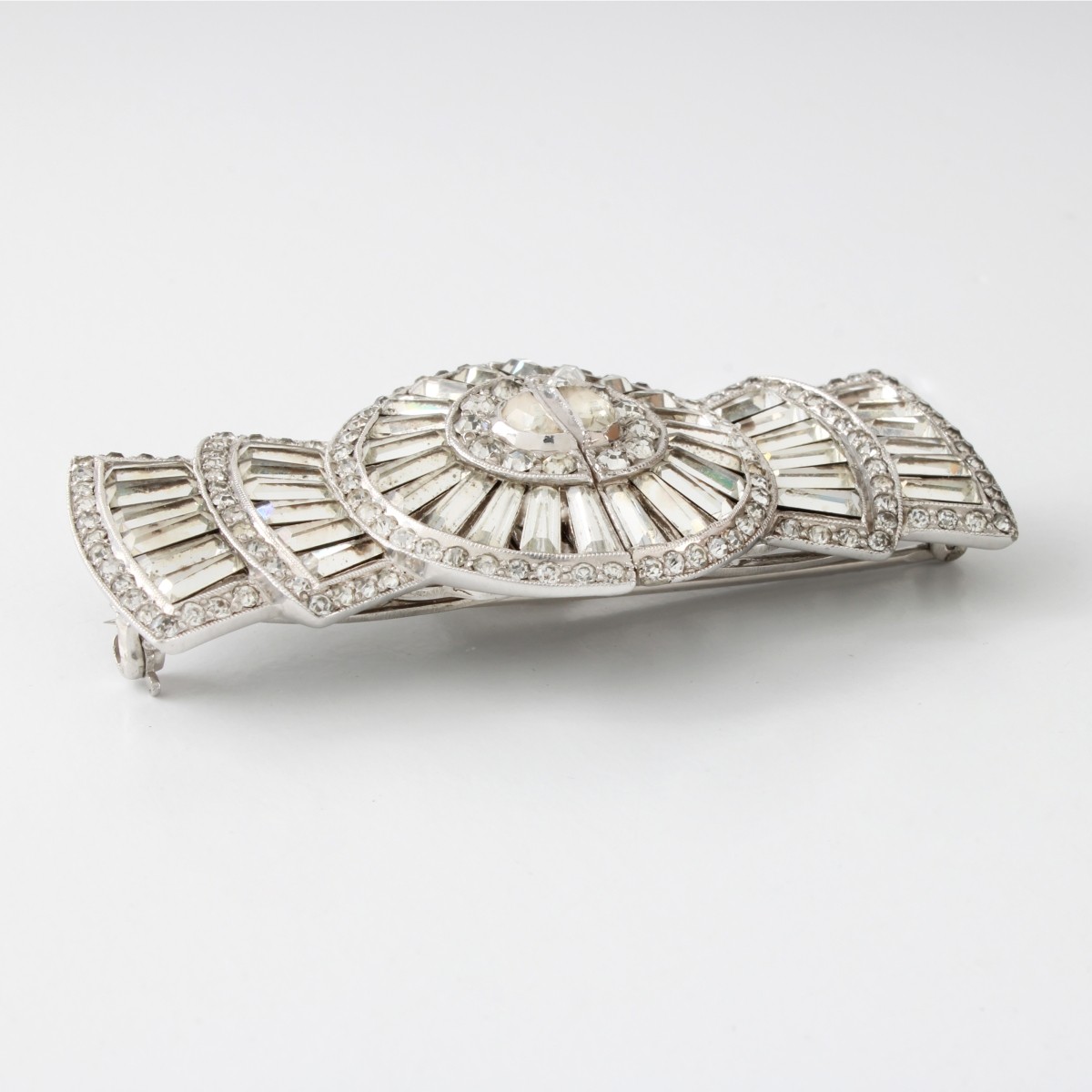 Deco style Clip Brooch
