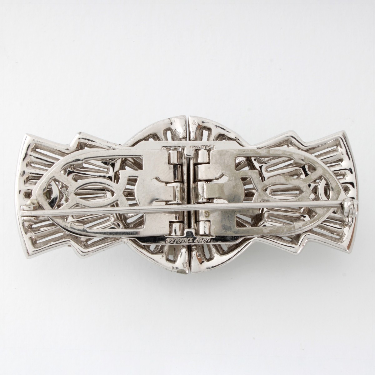 Deco style Clip Brooch