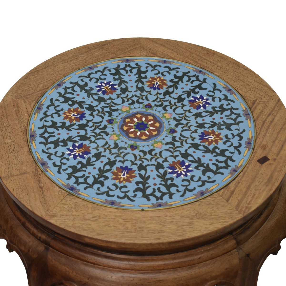 Chinese Chinoiserie Cloisonne Table