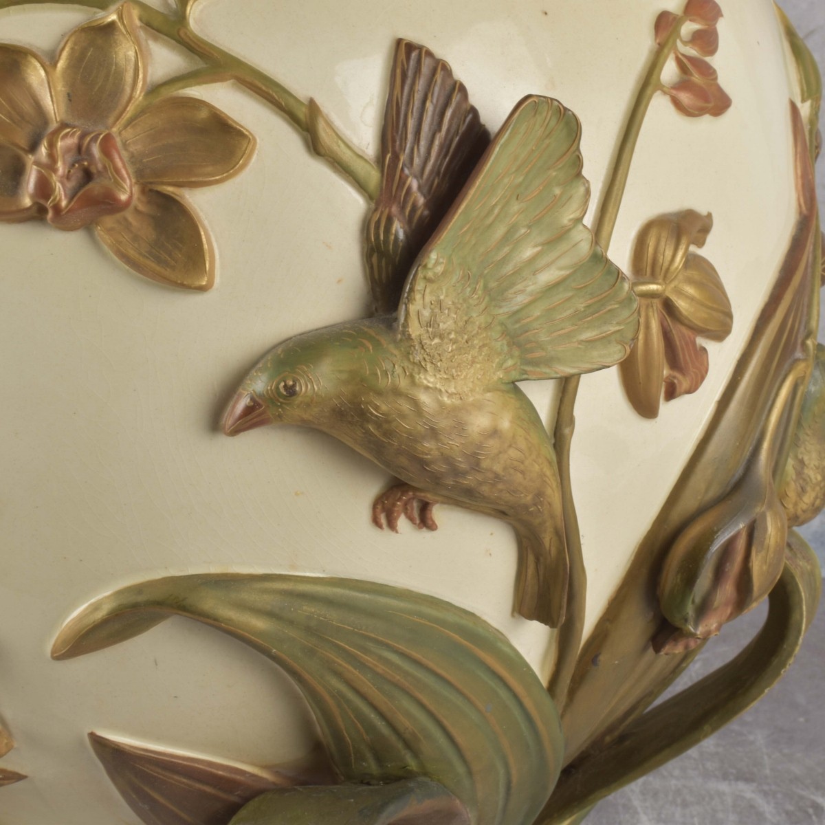 Art Nouveau Porcelain Jardiniere