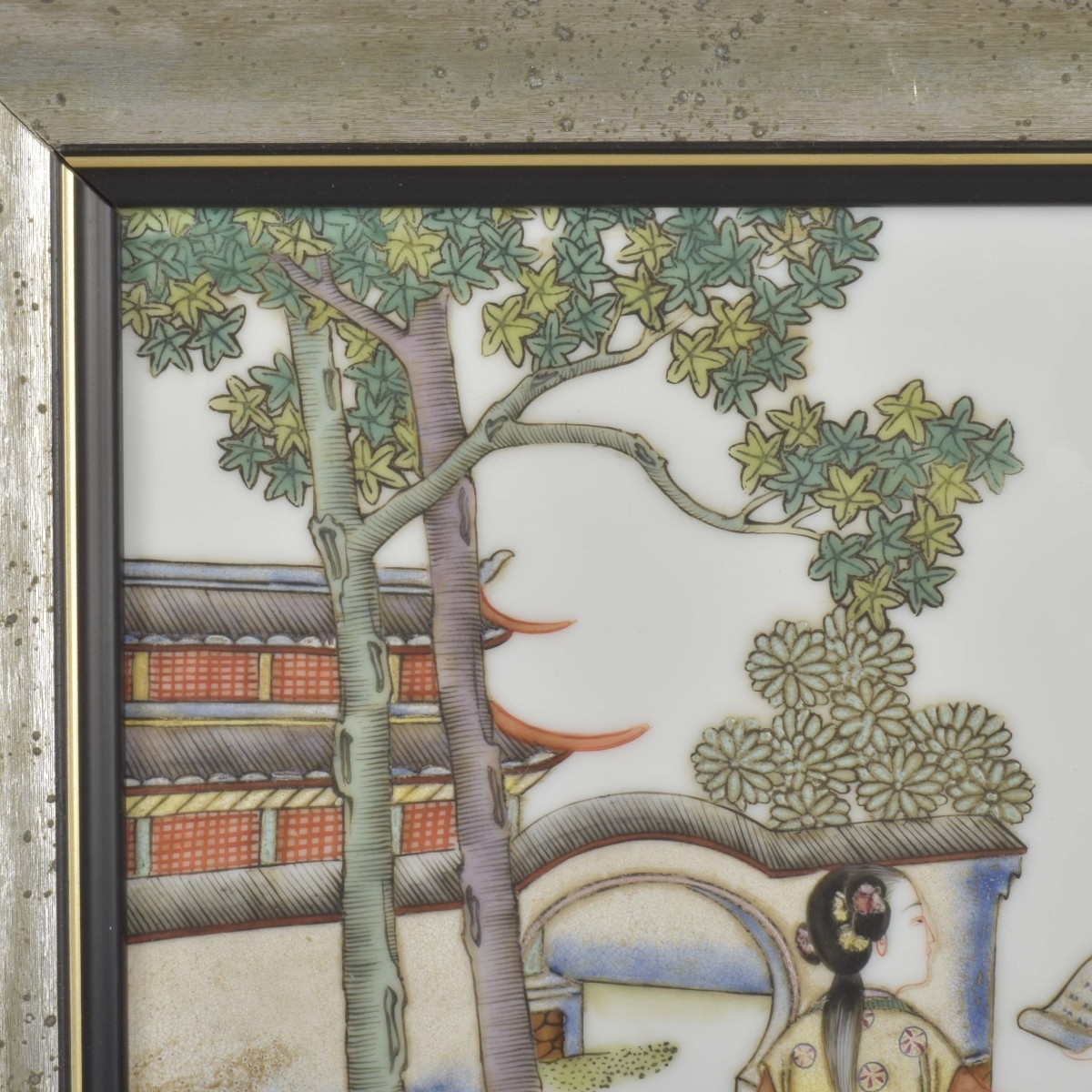 Chinese Famille Rose Porcelain Plaques
