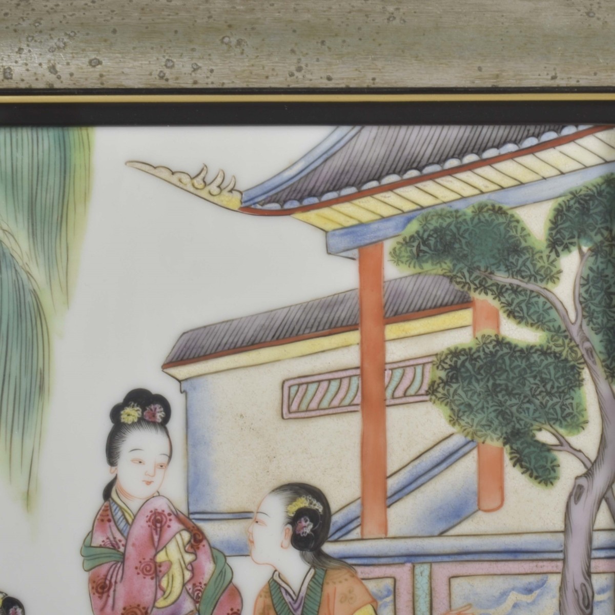 Chinese Famille Rose Porcelain Plaques