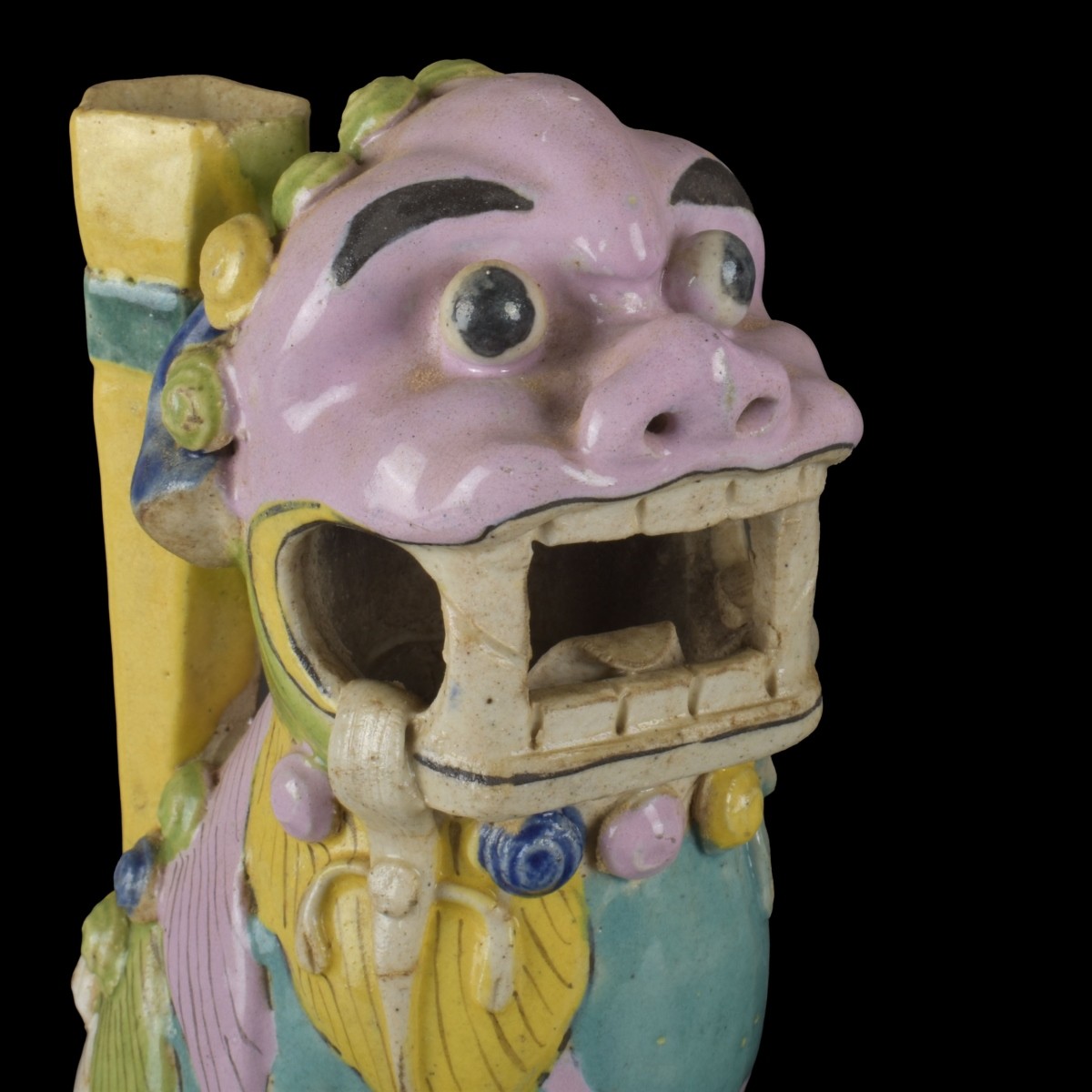 Chinese Glazed Porcelain Foo Dogs