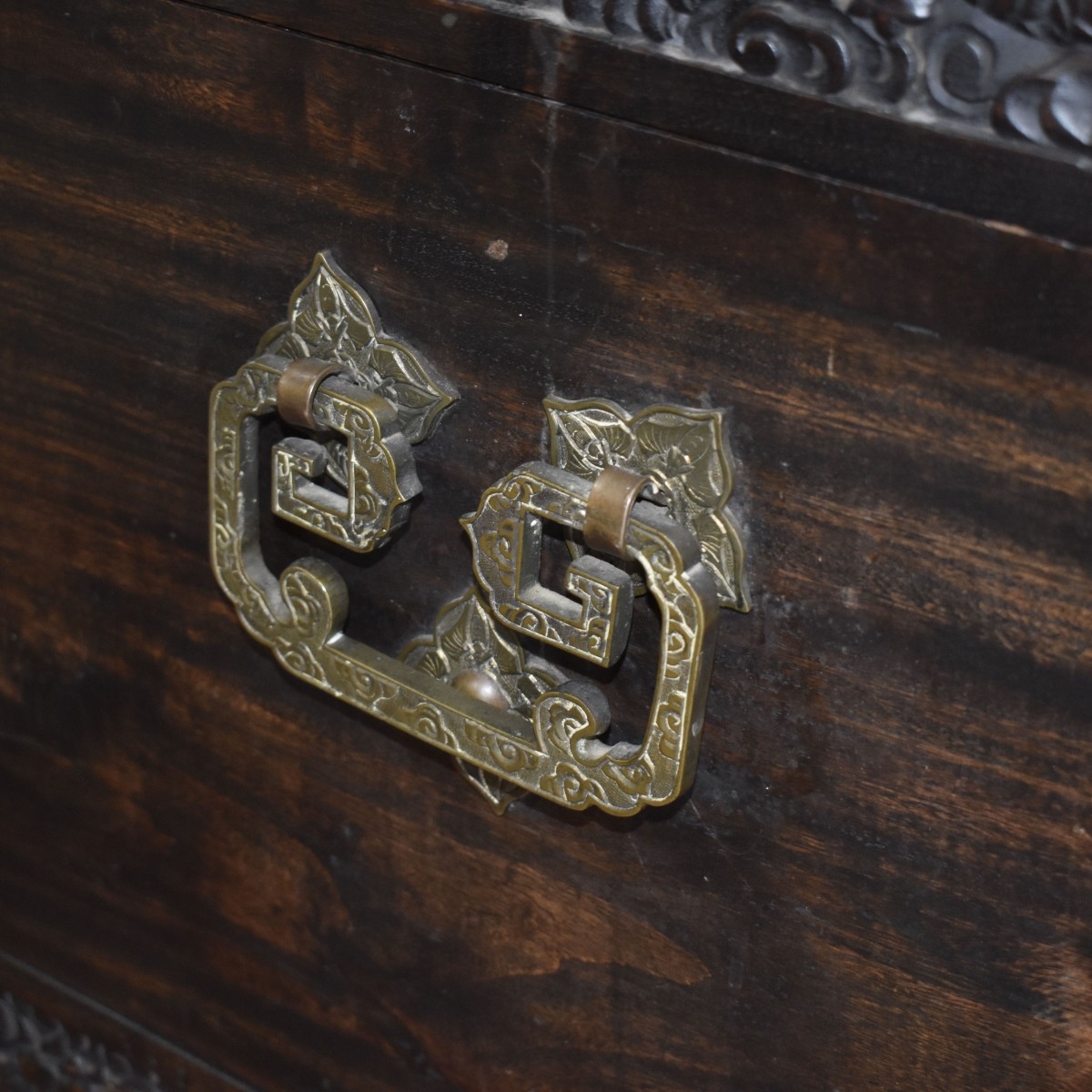 Antique Chinese Teak Chest