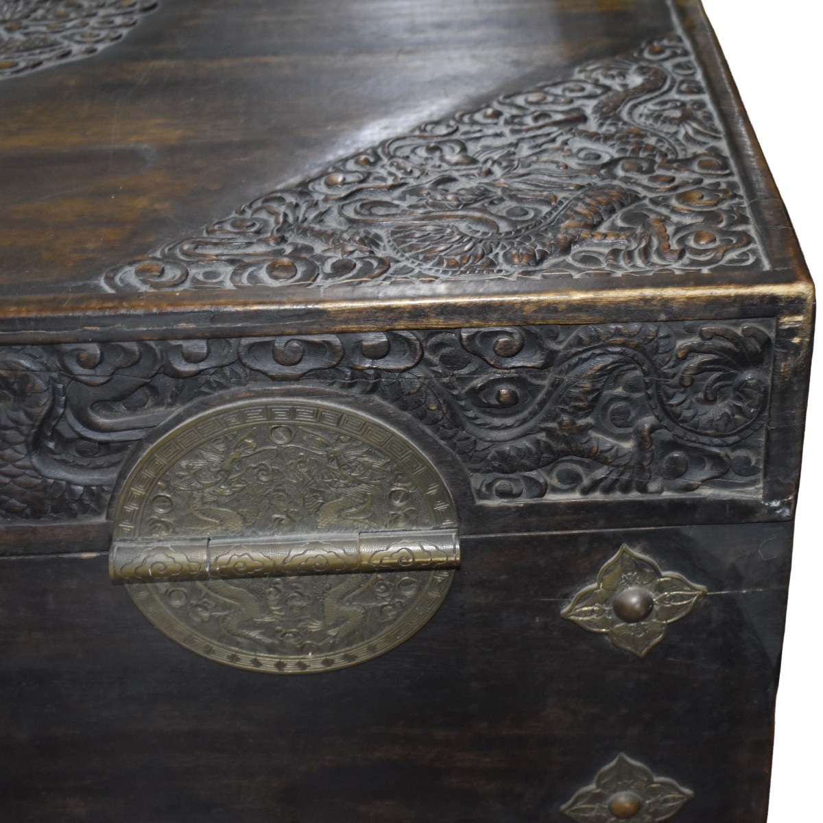 Antique Chinese Teak Chest