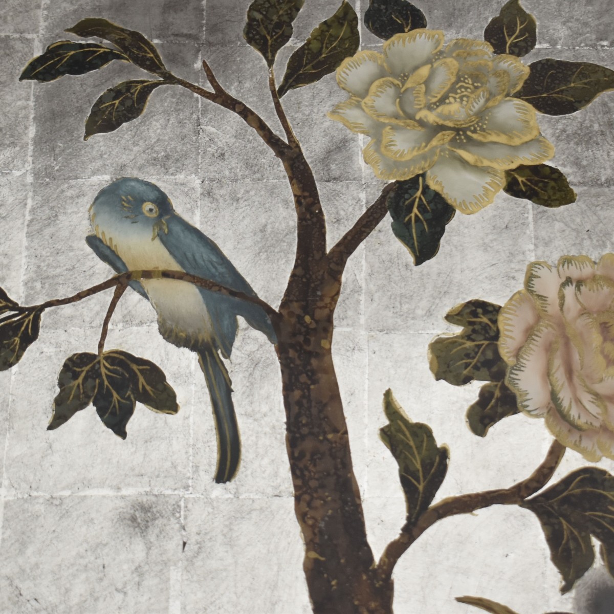 Vintage Oriental Reverse Painting