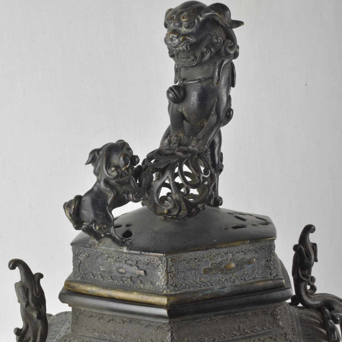 Antique Chinese Tripod Bronze Censer