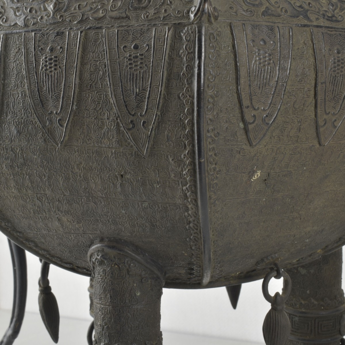 Antique Chinese Tripod Bronze Censer