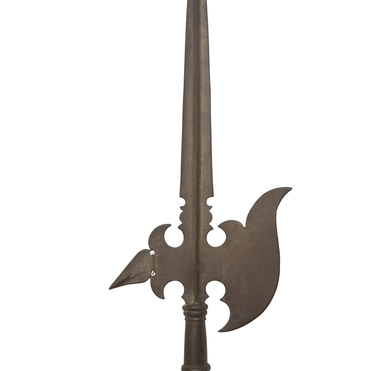 Antique Wood and Iron Spear