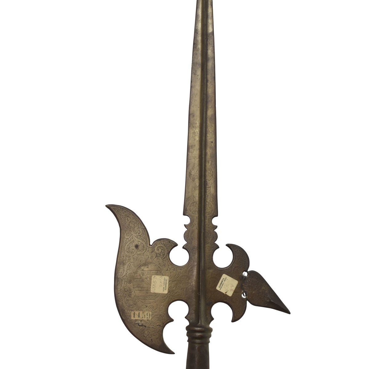 Antique Wood and Iron Spear