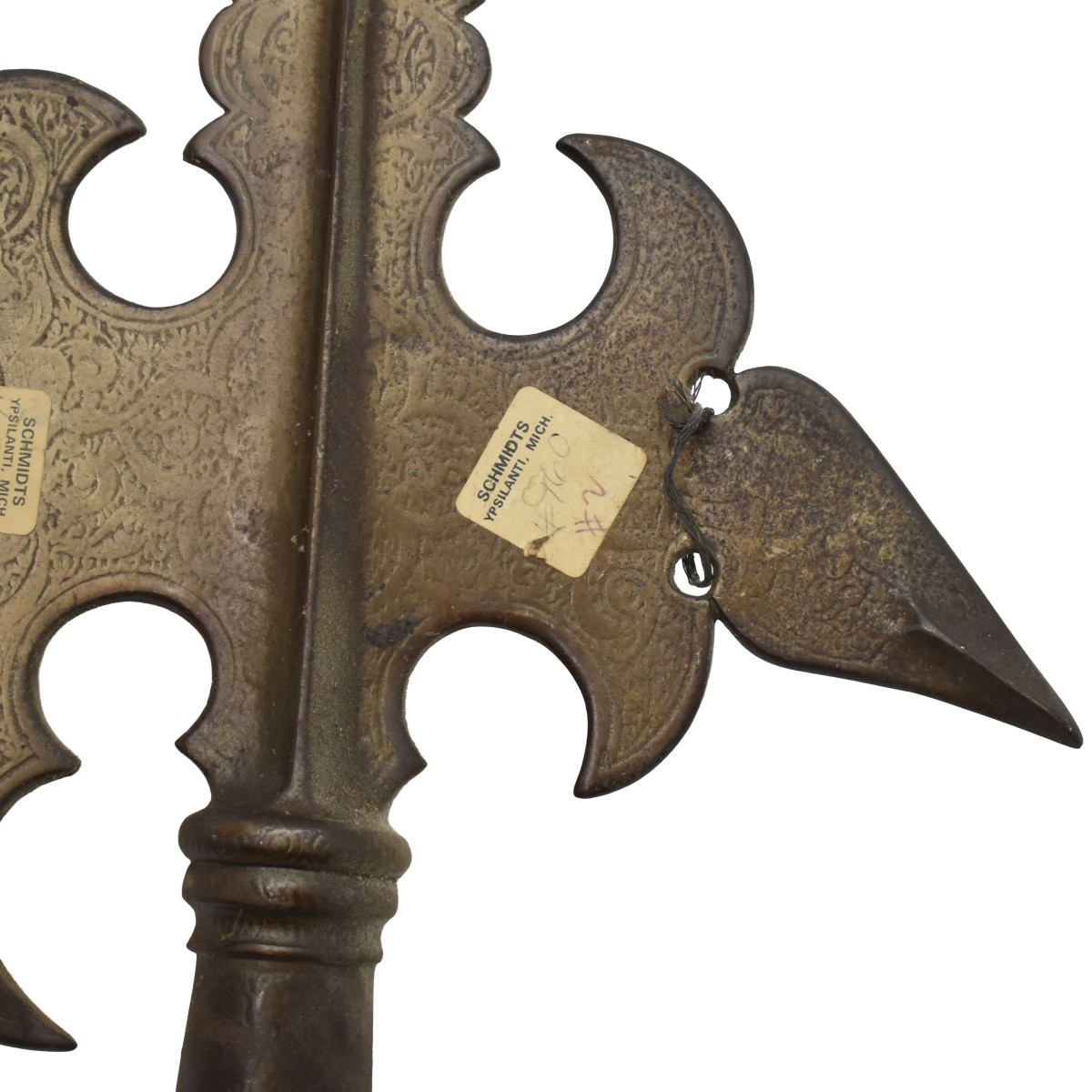 Antique Wood and Iron Spear