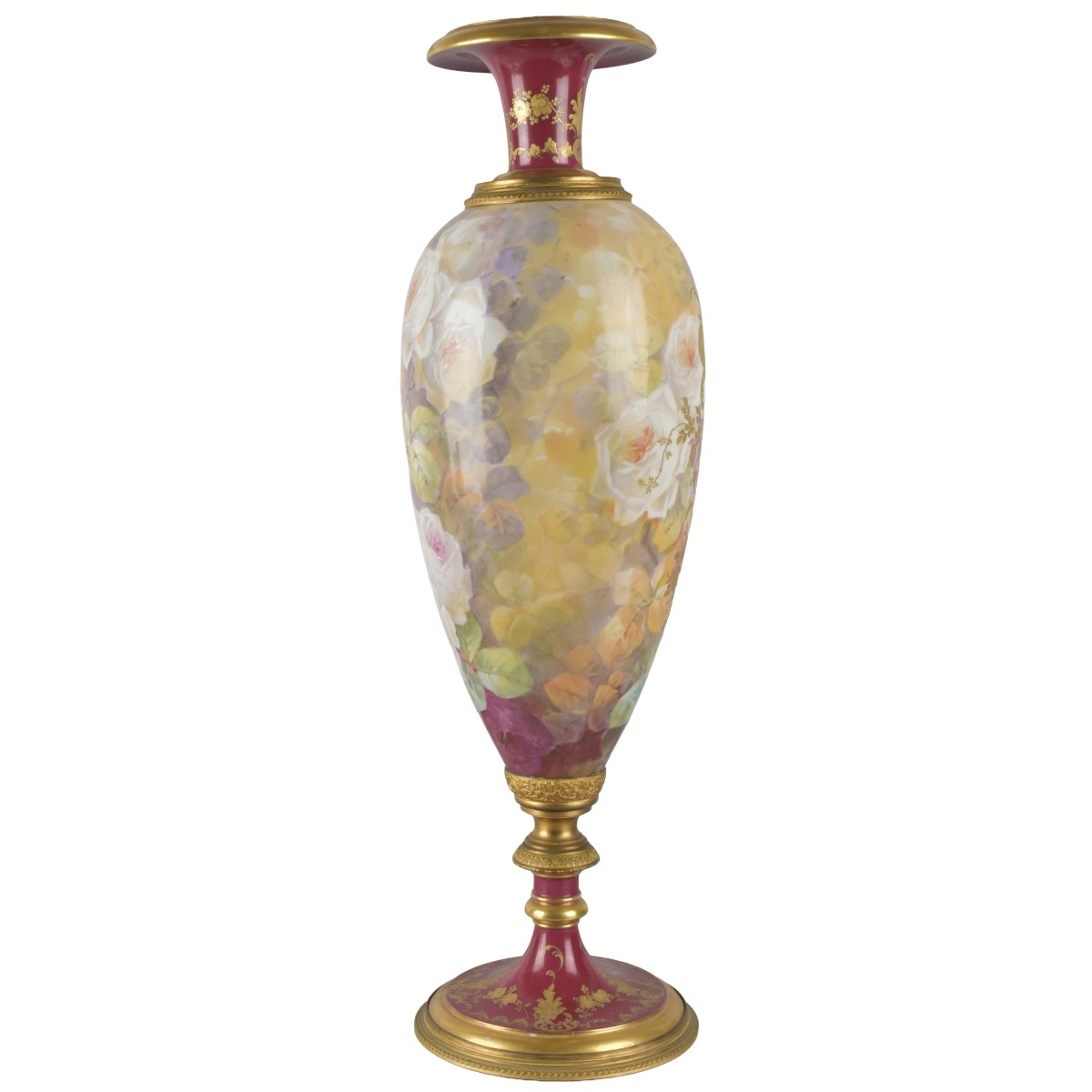 Large Art Glass Bottle