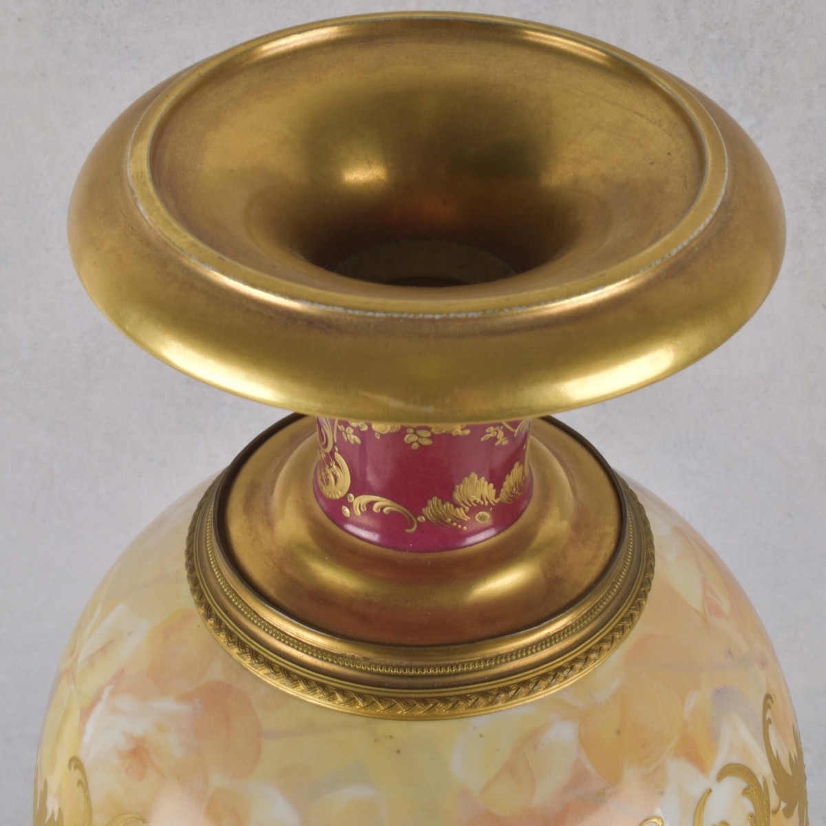 Large Art Glass Bottle