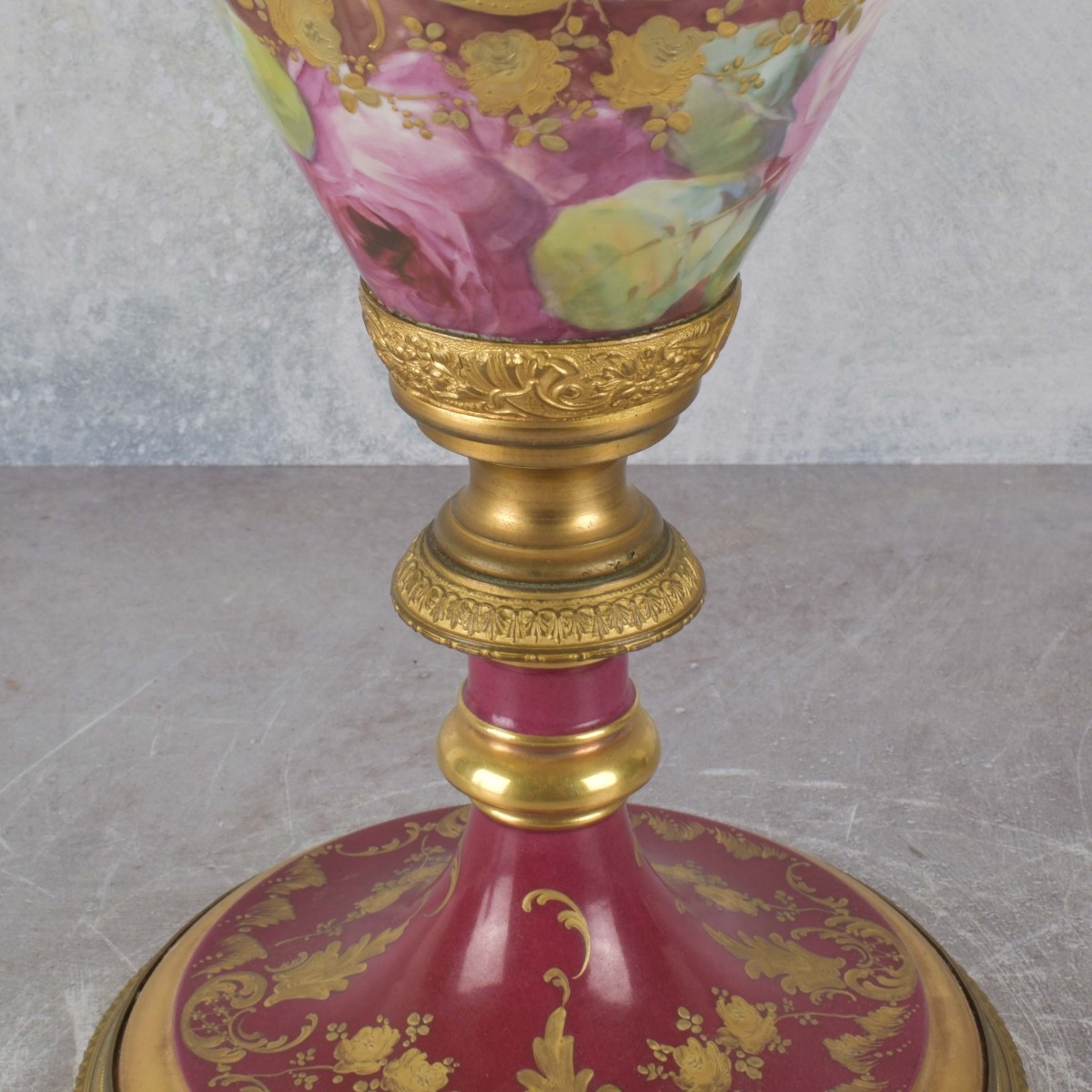 Large Art Glass Bottle