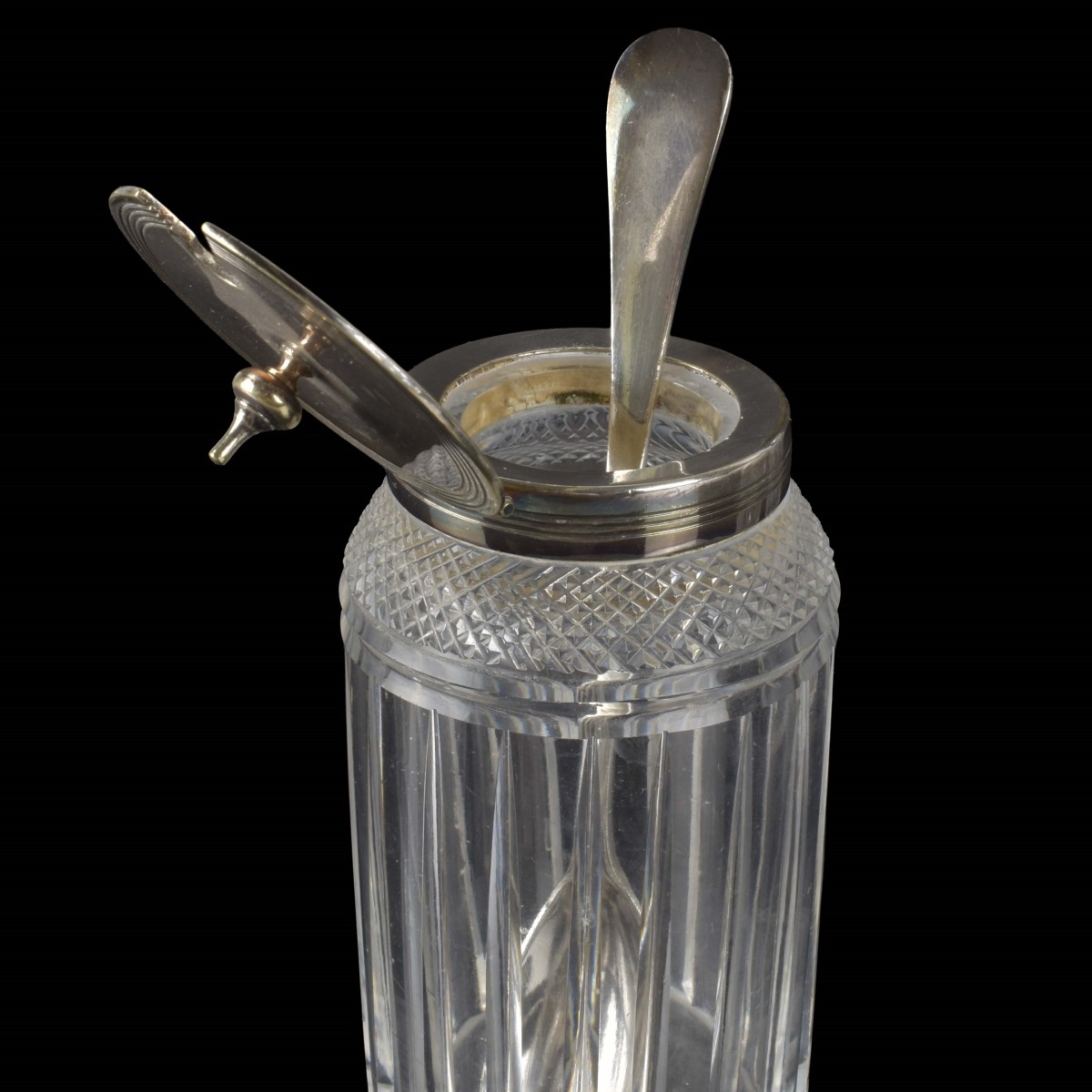 Silver Plated Beaded Cruet Set