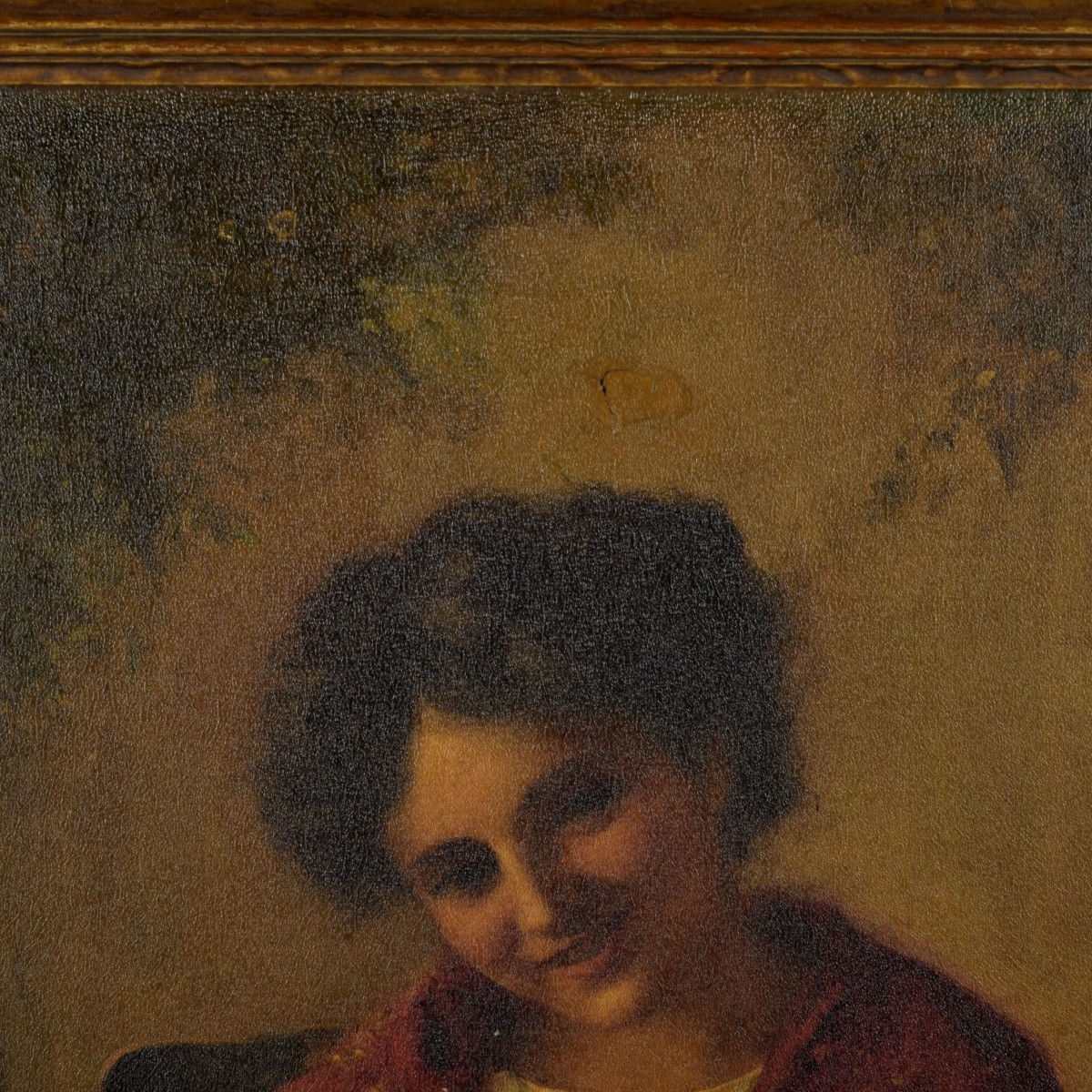 Portrait of Girl Holding a Daisy