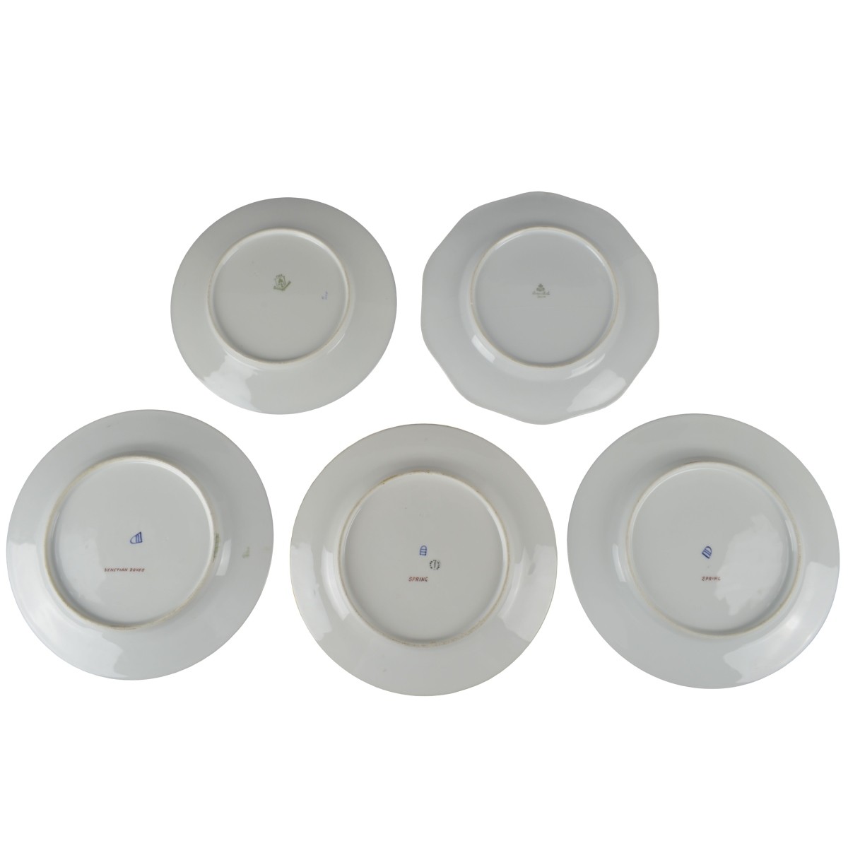 Group of Porcelain Cabinet Plates